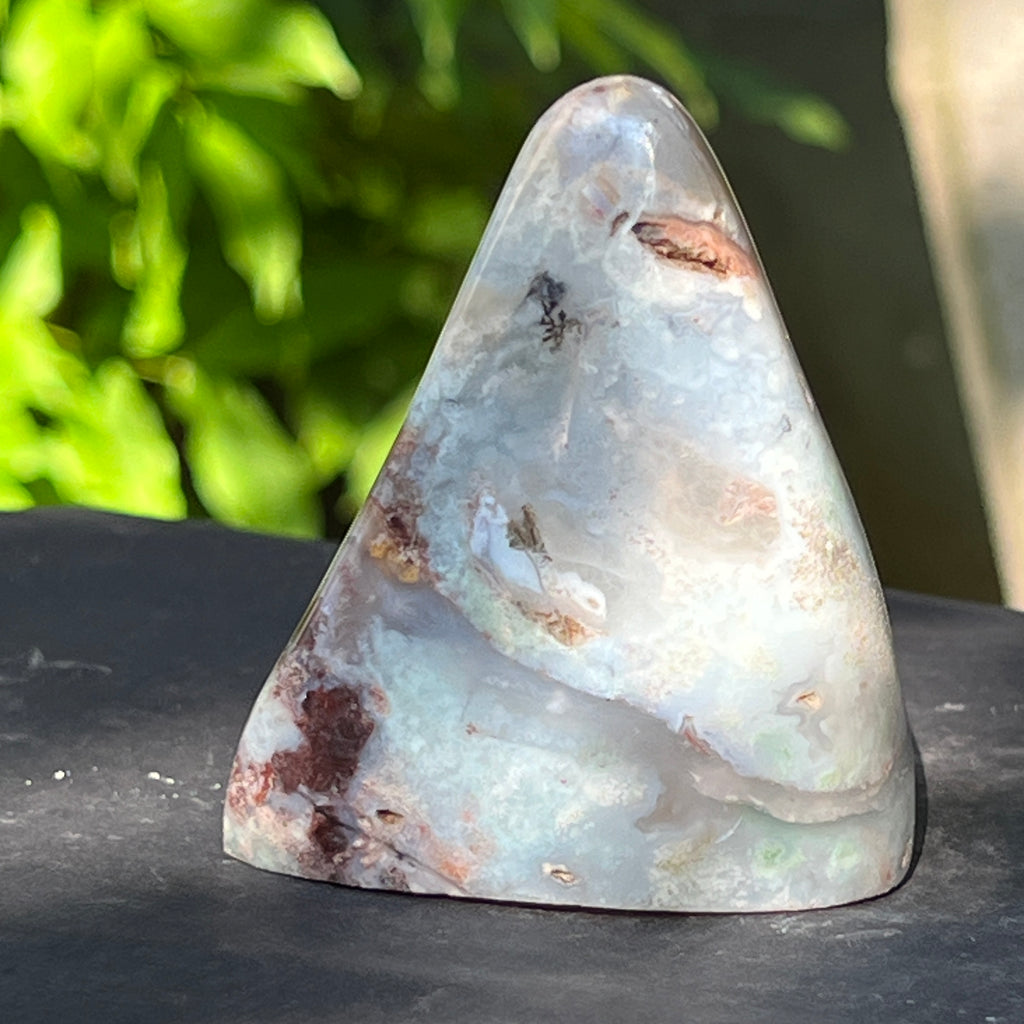 Calcedonie cu crom albastru-verzuie din Zimbabwe -forma libera| Model 9, pietre semipretioase - druzy.ro 1 