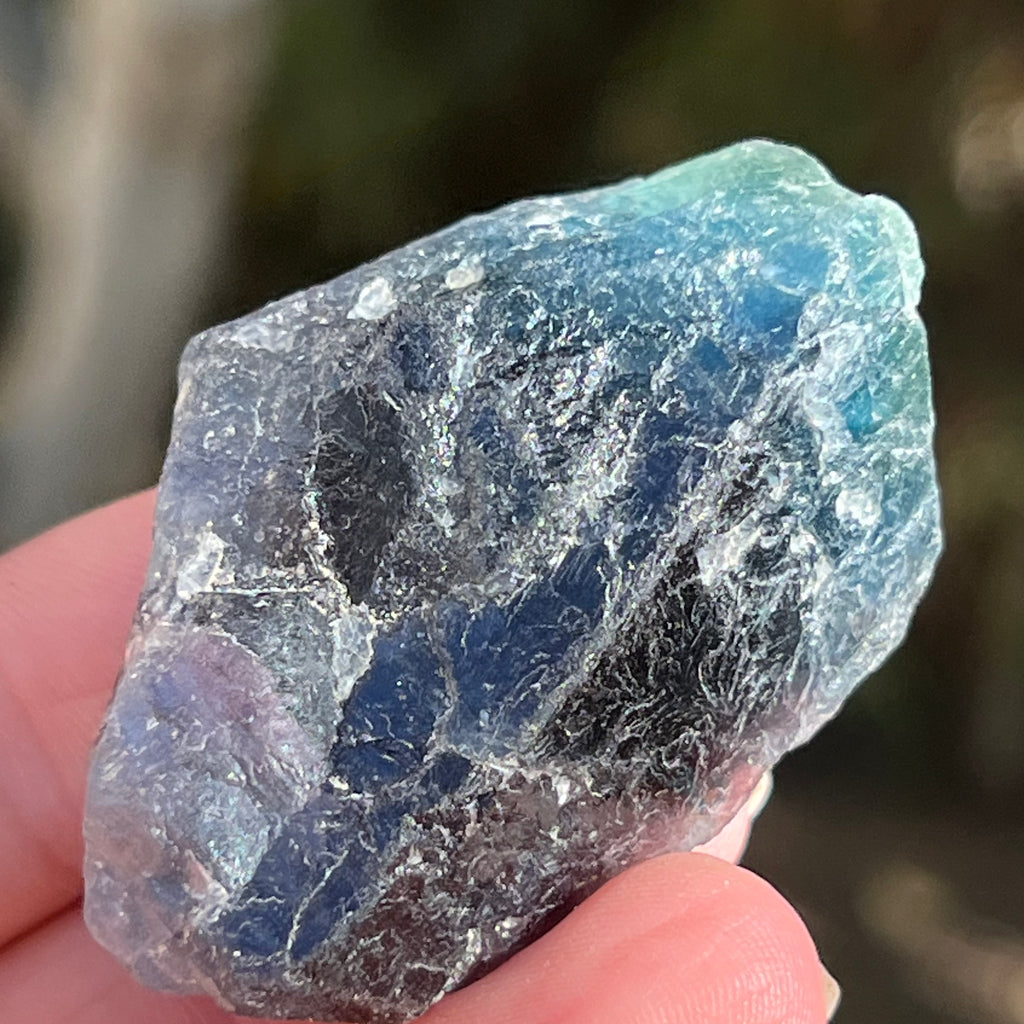 Fluorit albastru piatra bruta m2, druzy.ro, cristale 3