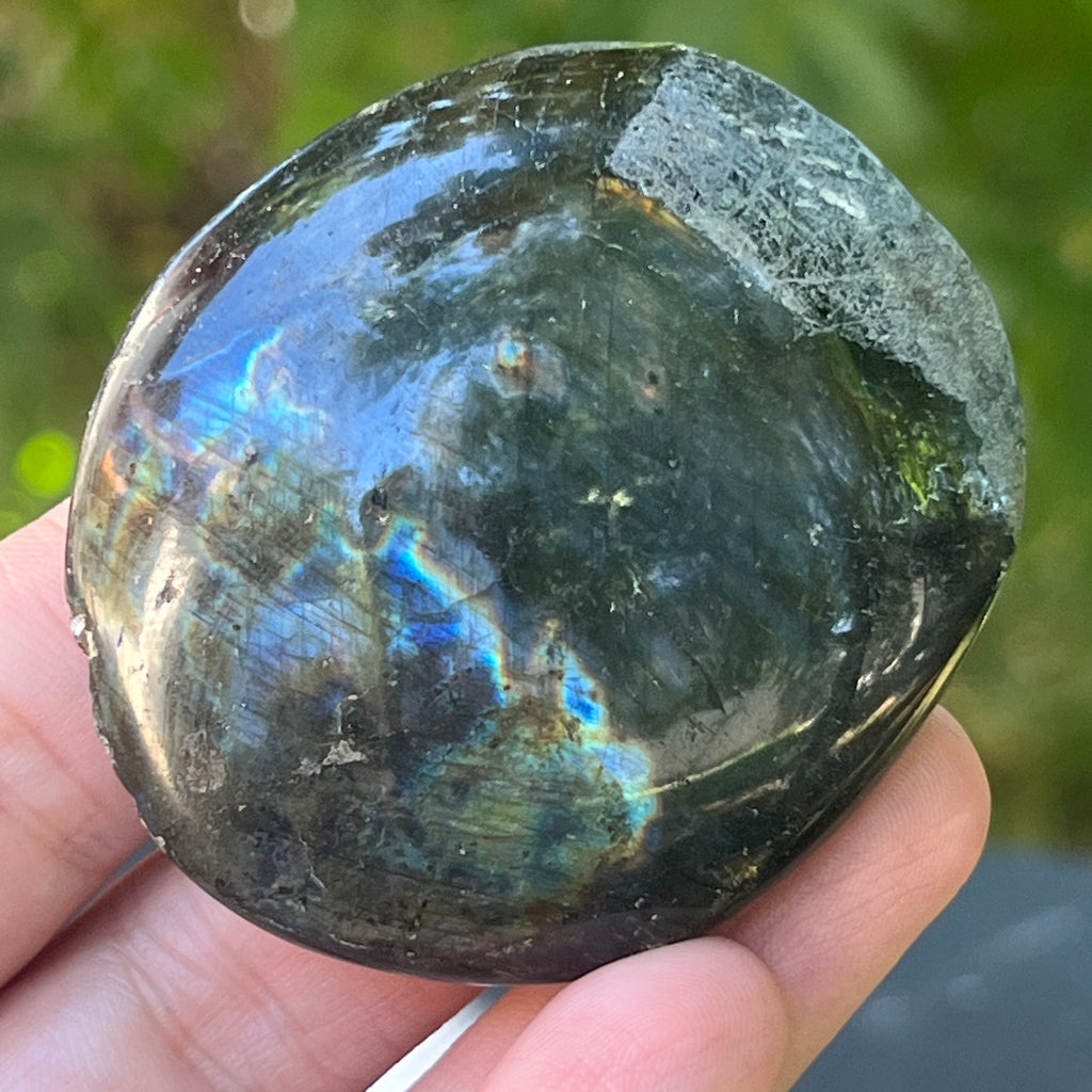 Labradorit palm stone m8, pietre semipretioase - druzy.ro 2 
