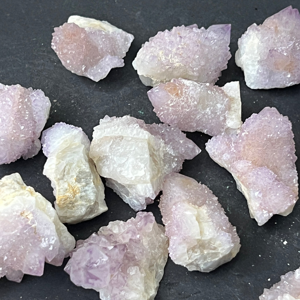 Cuart cactus / spirit ametist liliac Africa de Sud, pietre semipretioase - druzy.ro 9 