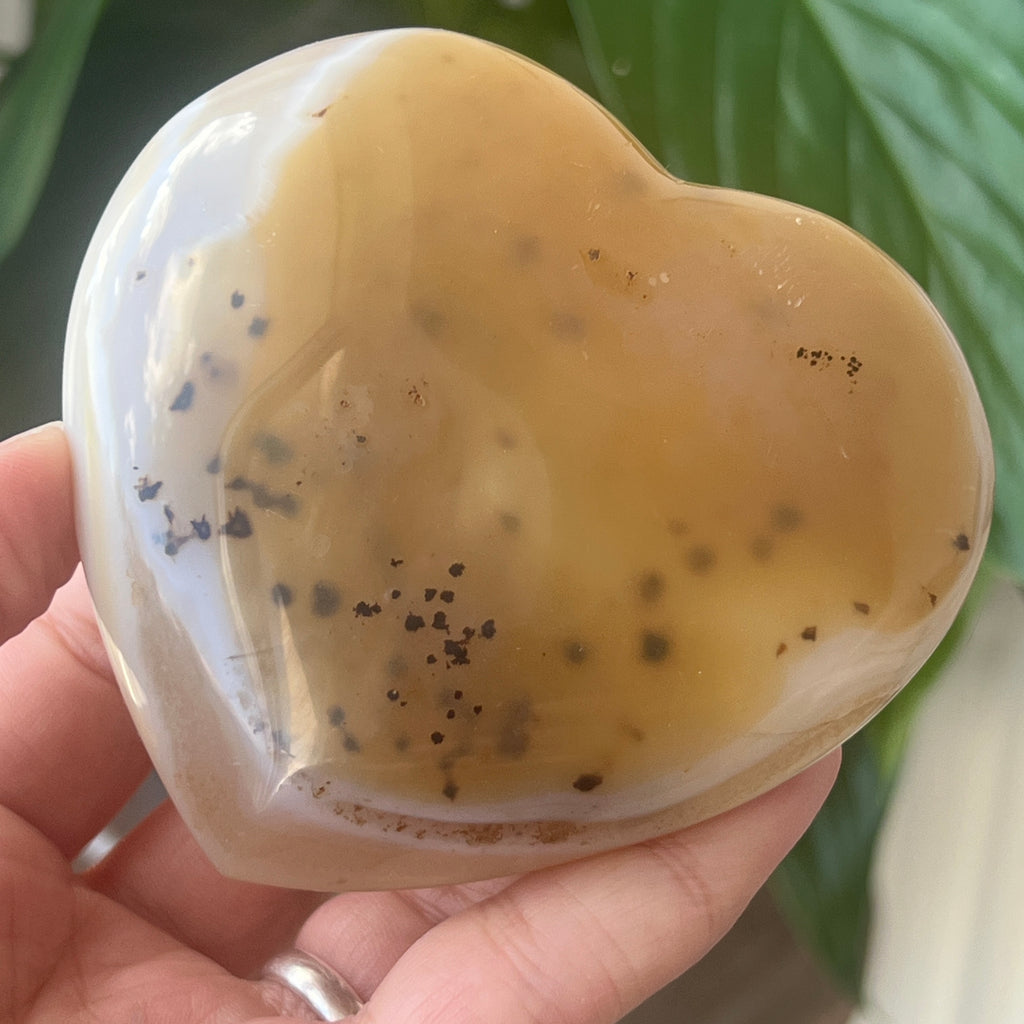 Inima agat model 12, pietre semipretioase - druzy.ro 1 