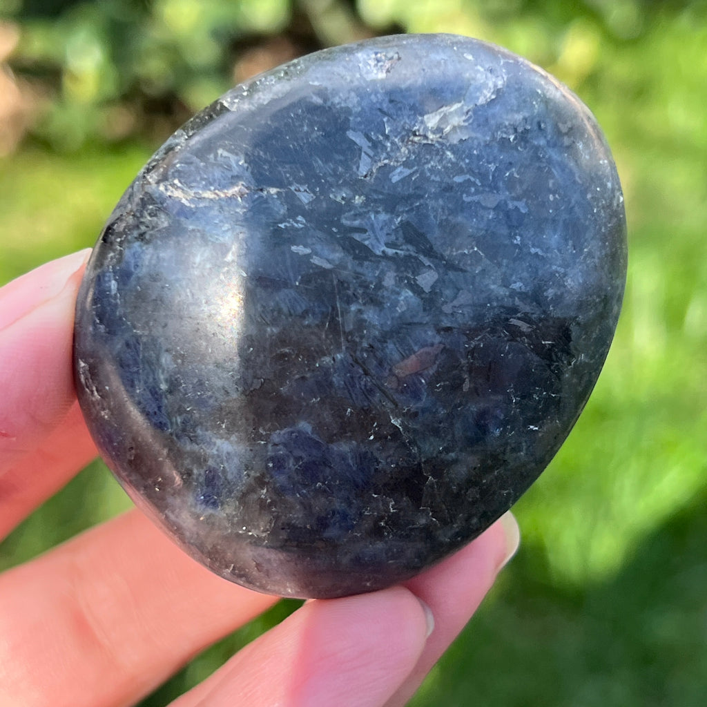 Palmstone Iolit (safir de apa) din Madagascar model 7, pietre semipretioase - druzy.ro 4 