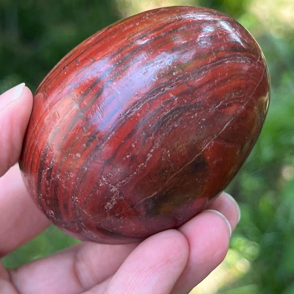 Ou jasp rosu din Zimbabwe model 5, pietre semipretioase - druzy.ro 8 