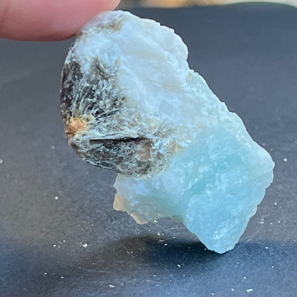 Acvamarin Pakistan piatra bruta model pk10, druzy.ro, pietre semipretioase 3