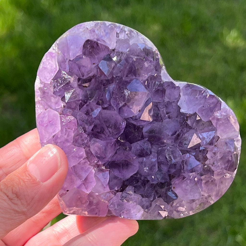 Inima ametist model 18, pietre semipretioase - druzy.ro 5 