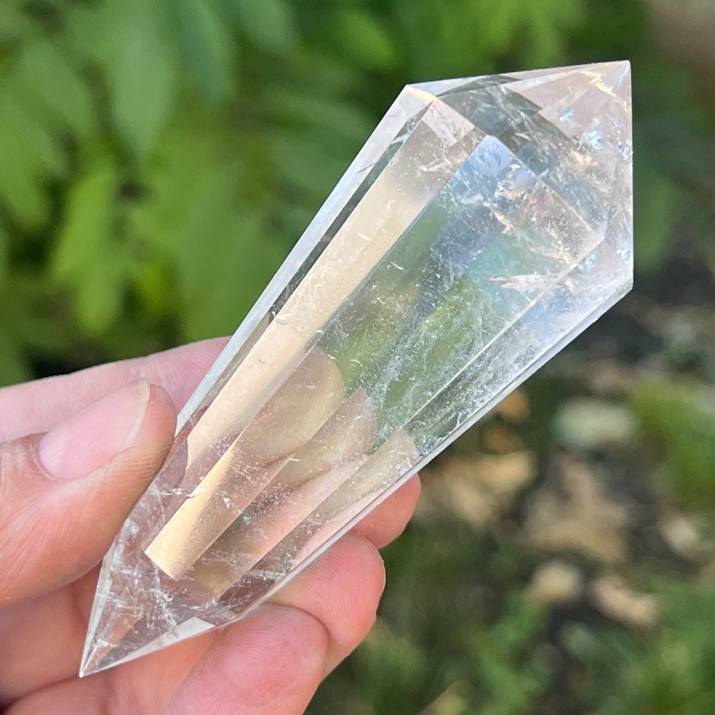 Bagheta cuart vogel, 12 fete, Brazilia model 12, pietre semipretioase - druzy.ro 3 