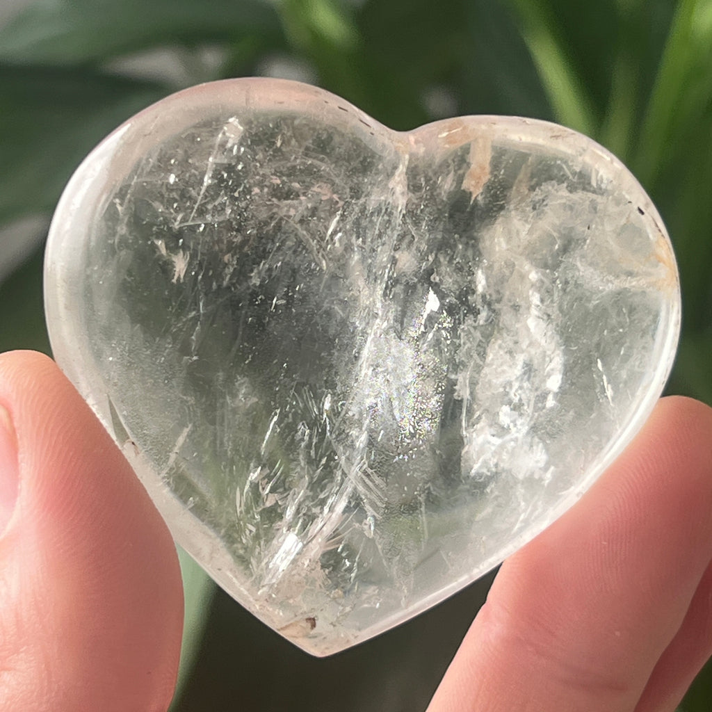 Inima cristal de stanca/cuart incolor m8, pietre semipretioase - druzy.ro 2 