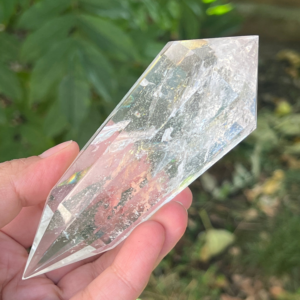 Bagheta cuart vogel, 12 fete, Brazilia model 21, pietre semipretioase - druzy.ro 9 