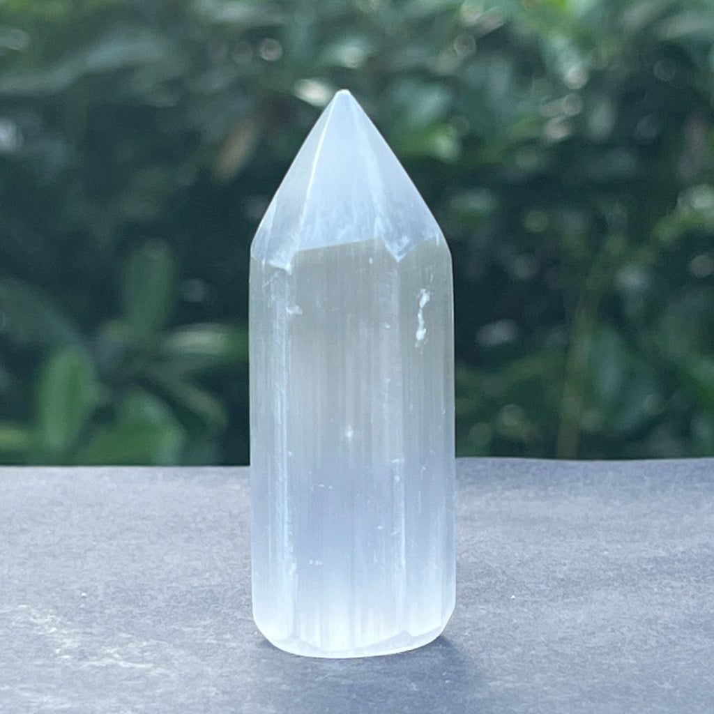 Obelisc, turn selenit 6 cm, pietre semipretioase - druzy.ro 1 