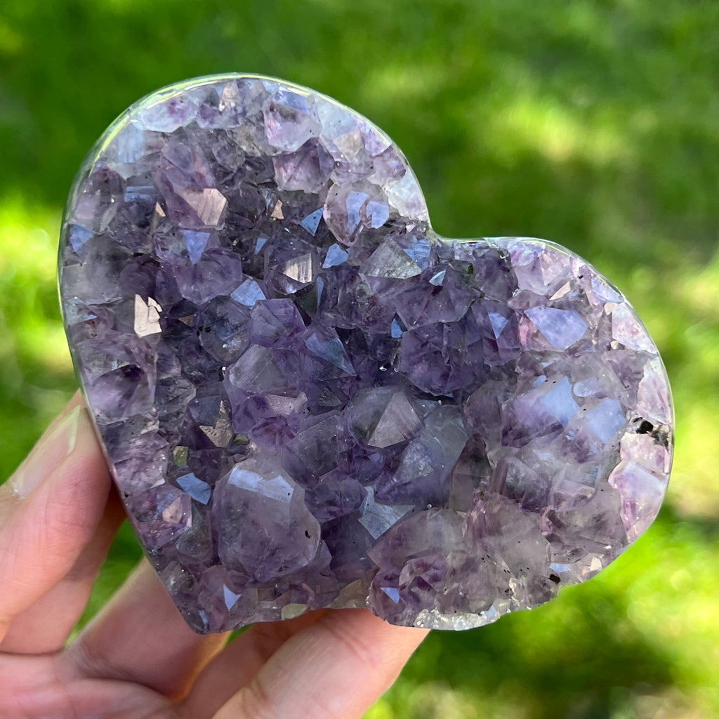 Inima ametist model 9, pietre semipretioase - druzy.ro 1 