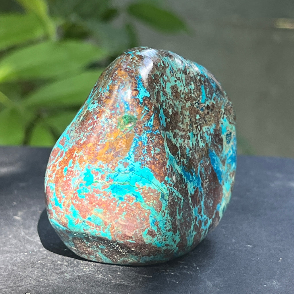 Shattuckite forma libera/palmstone m13, pietre semipretioase - druzy.ro 6 