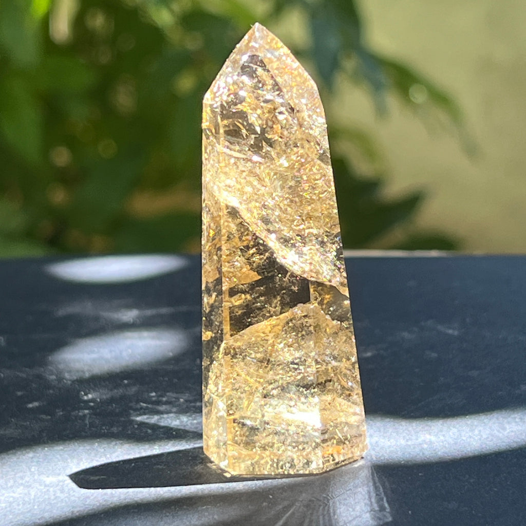 Obelisc citrin Brazilia calitate AAA model 1, pietre semipretioase - druzy.ro 1 