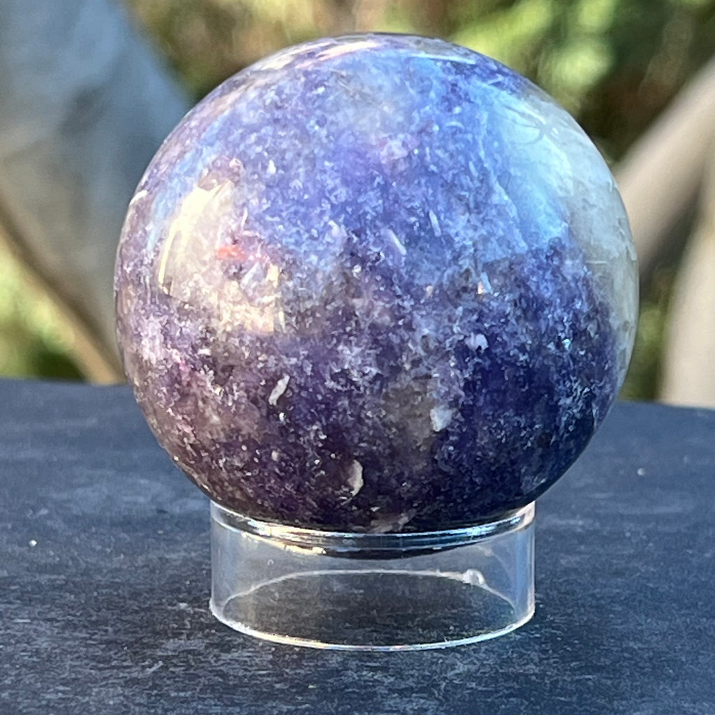Lepidolit sfera model 5, druzy.ro, cristale 2