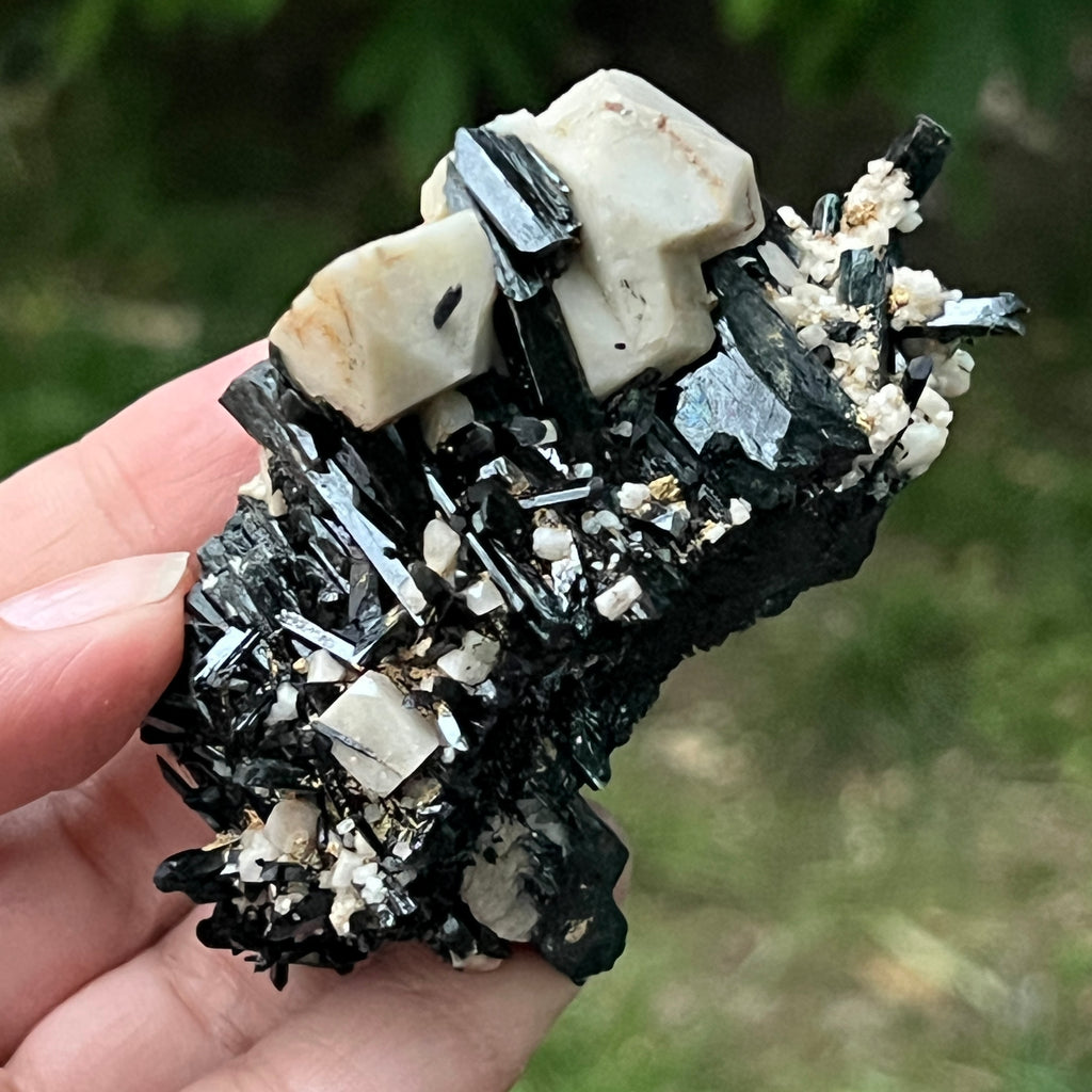 Cluster egirin cuart fumuriu/negru Zomba m22, pietre semipretioase - druzy.ro 1 
