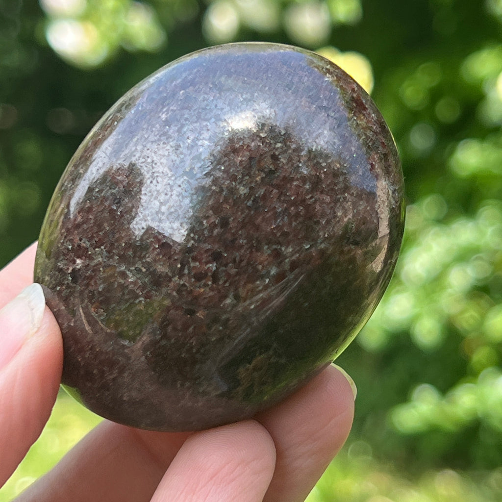 Granat palmstone model 16, pietre semipretioase - druzy.ro 1 