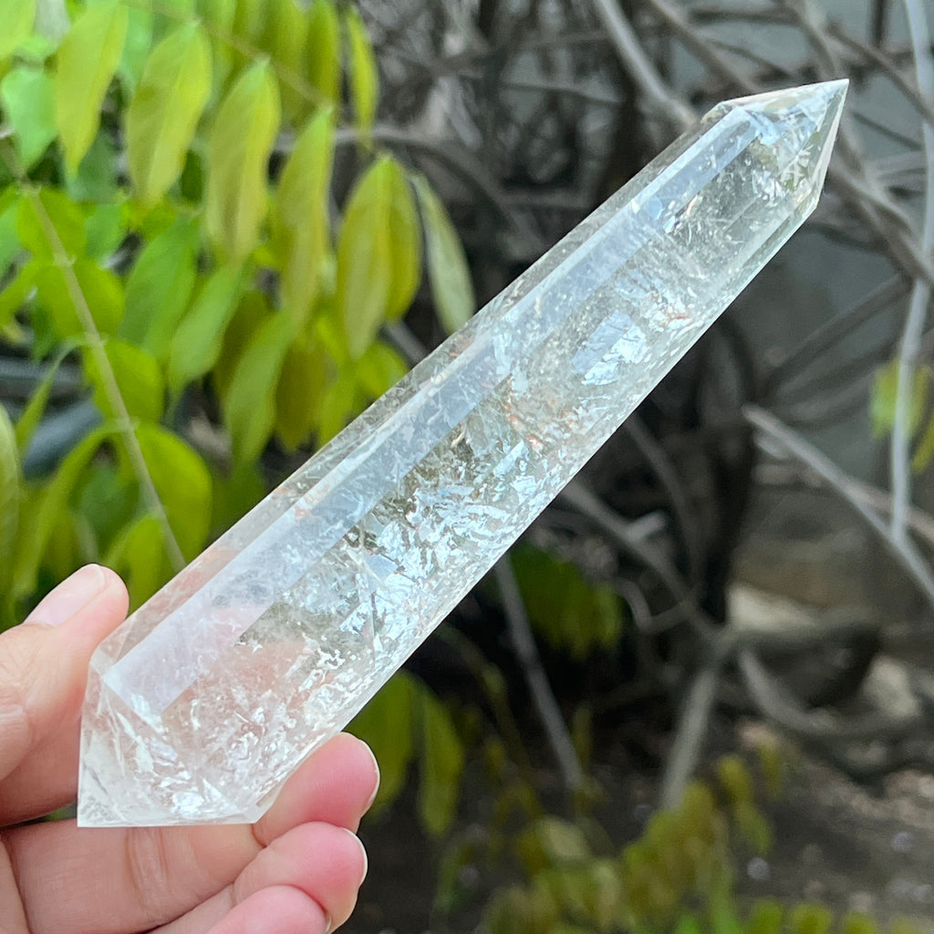 Bagheta cuart vogel, 12 fete, Brazilia model 6, pietre semipretioase - druzy.ro 2 