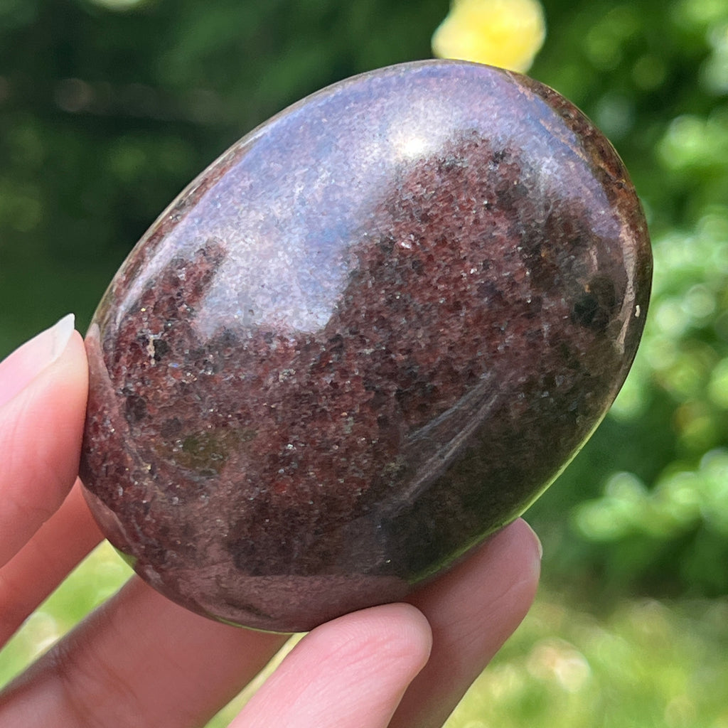 Granat palmstone model 8, pietre semipretioase - druzy.ro 3 