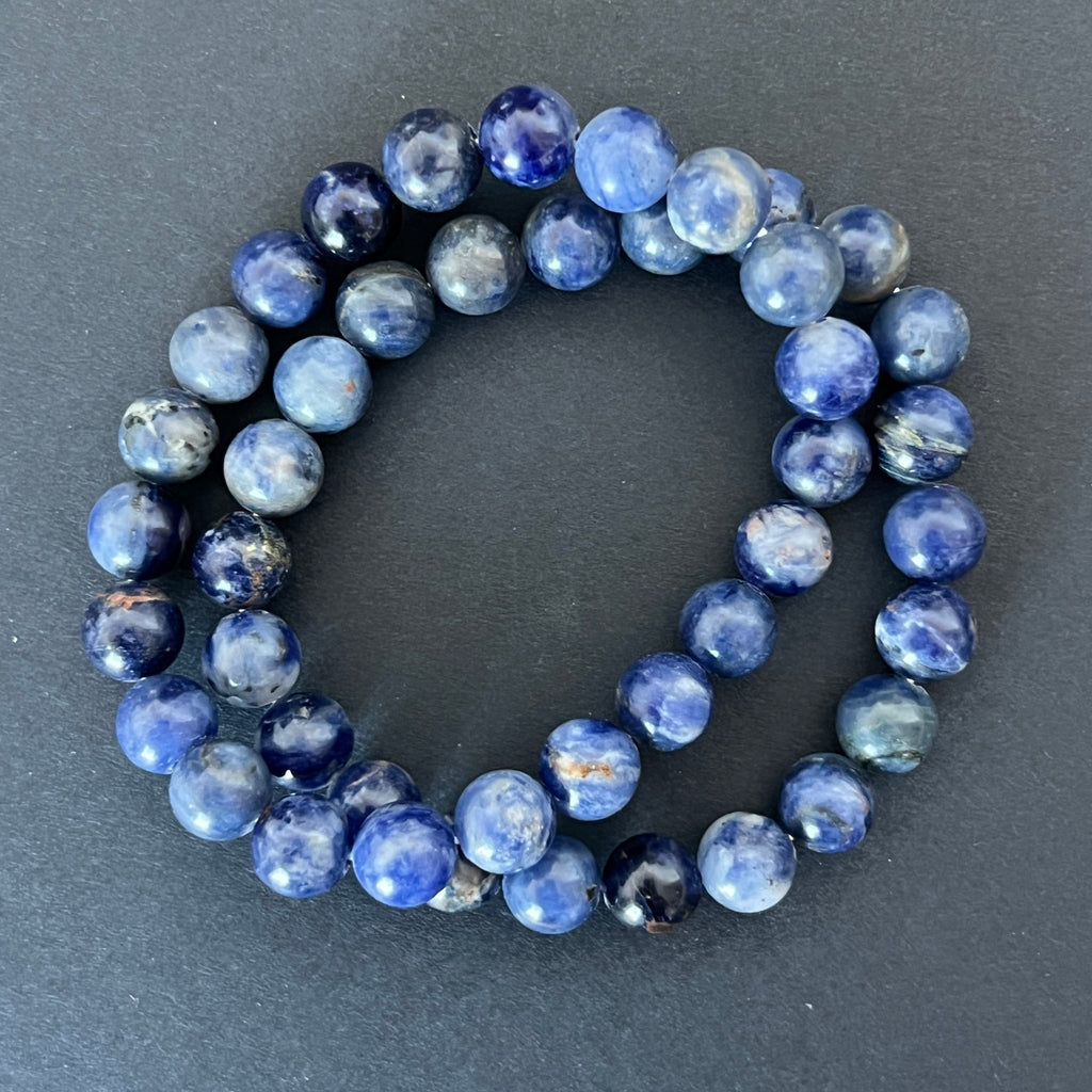 Bratara sodalit sfere 8 mm, pietre semipretioase - druzy.ro 1 