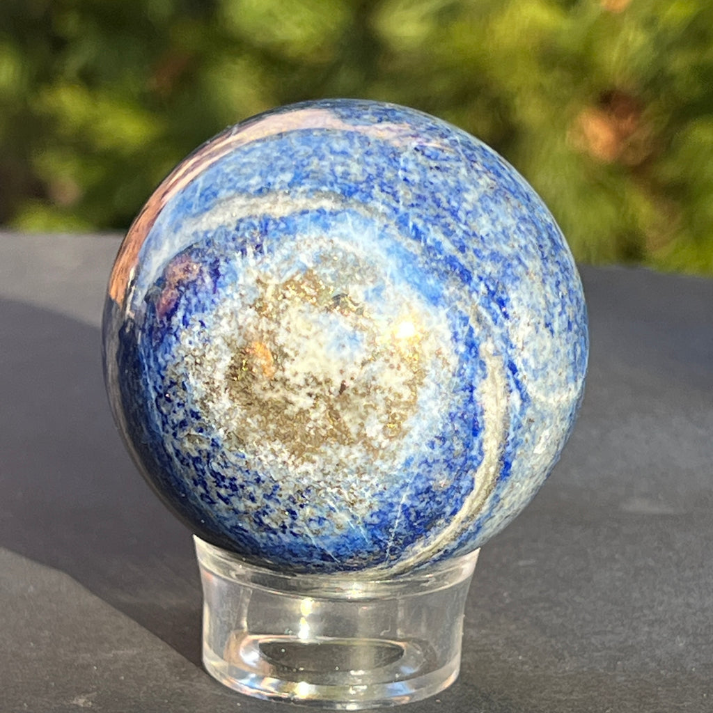 Sfera Lapis Lazuli model 1, pietre semipretioase - druzy.ro 2 