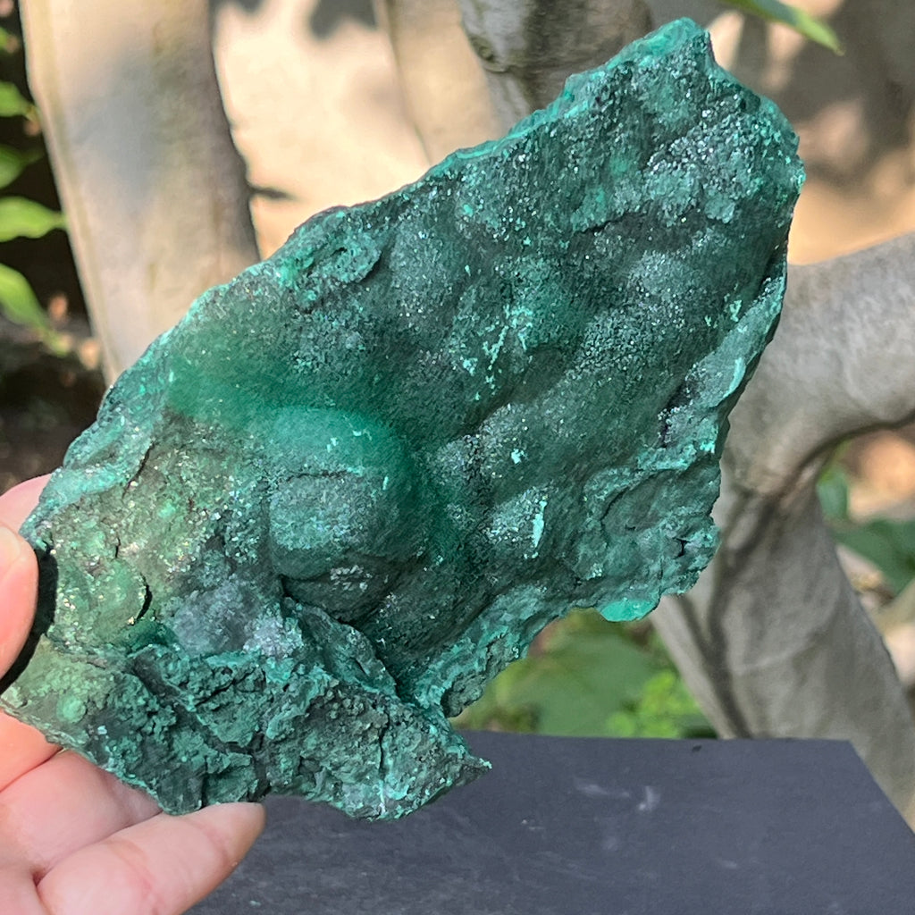 Malachit matasos piatra bruta | Model 21, pietre semipretioase - druzy.ro 3 