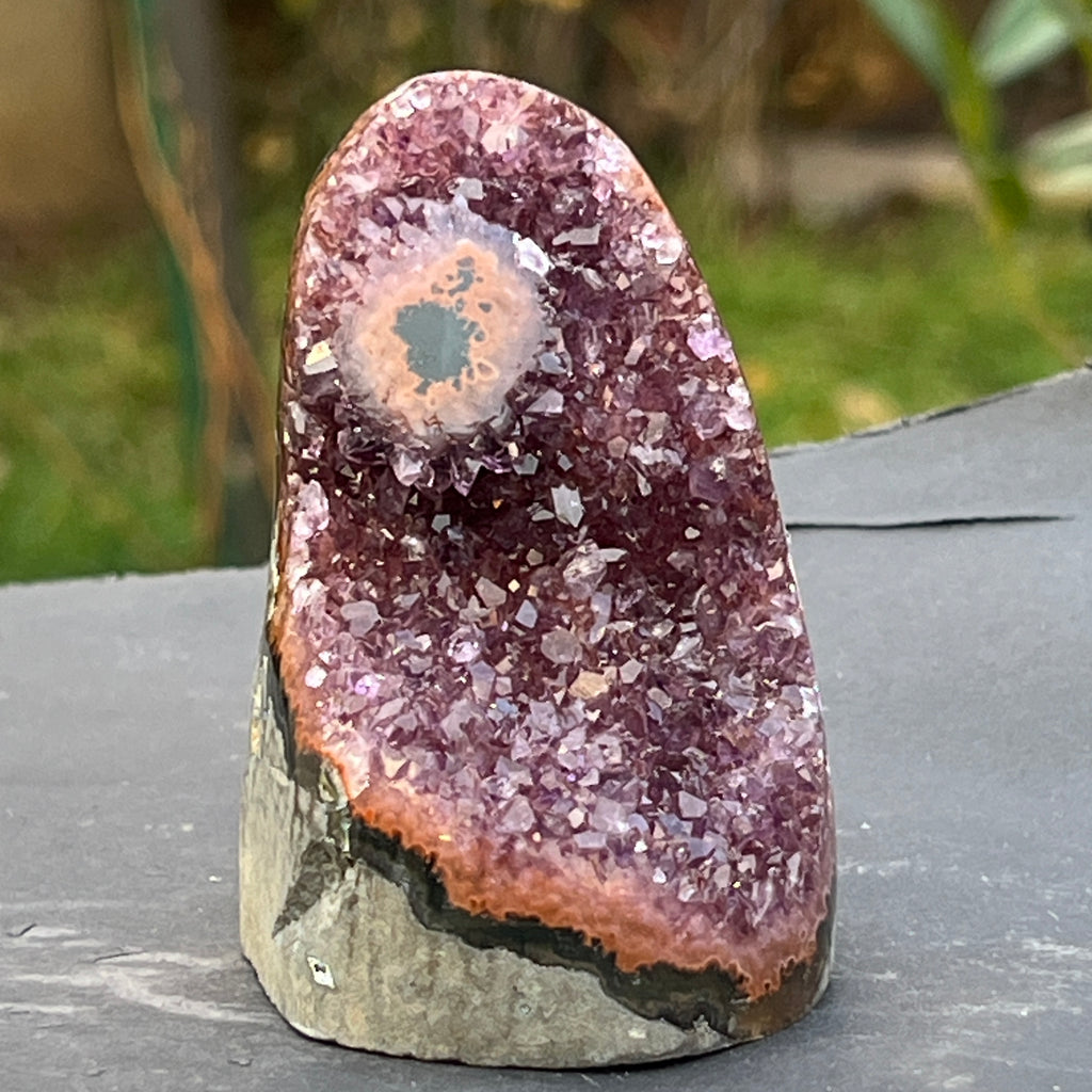 Ametist stalactit calitate +AAA, geoda ametist Uruguay, m4, pietre semipretioase - druzy.ro 3 