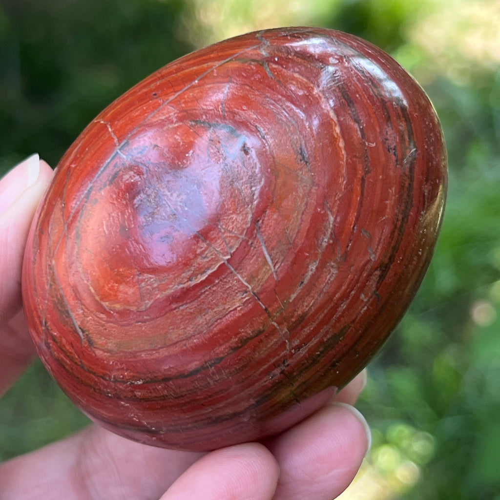 Ou jasp rosu din Zimbabwe model 5, pietre semipretioase - druzy.ro 5 