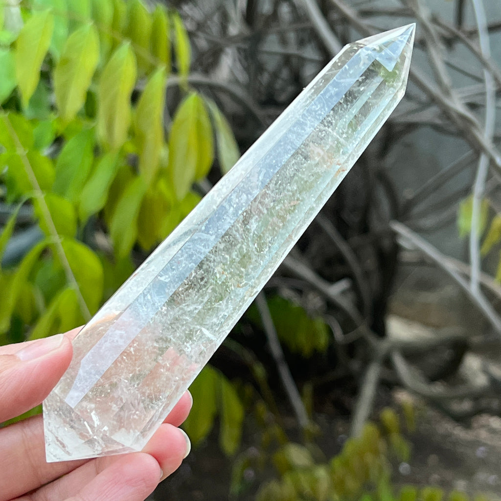 Bagheta cuart vogel, 12 fete, Brazilia model 6, pietre semipretioase - druzy.ro 1 