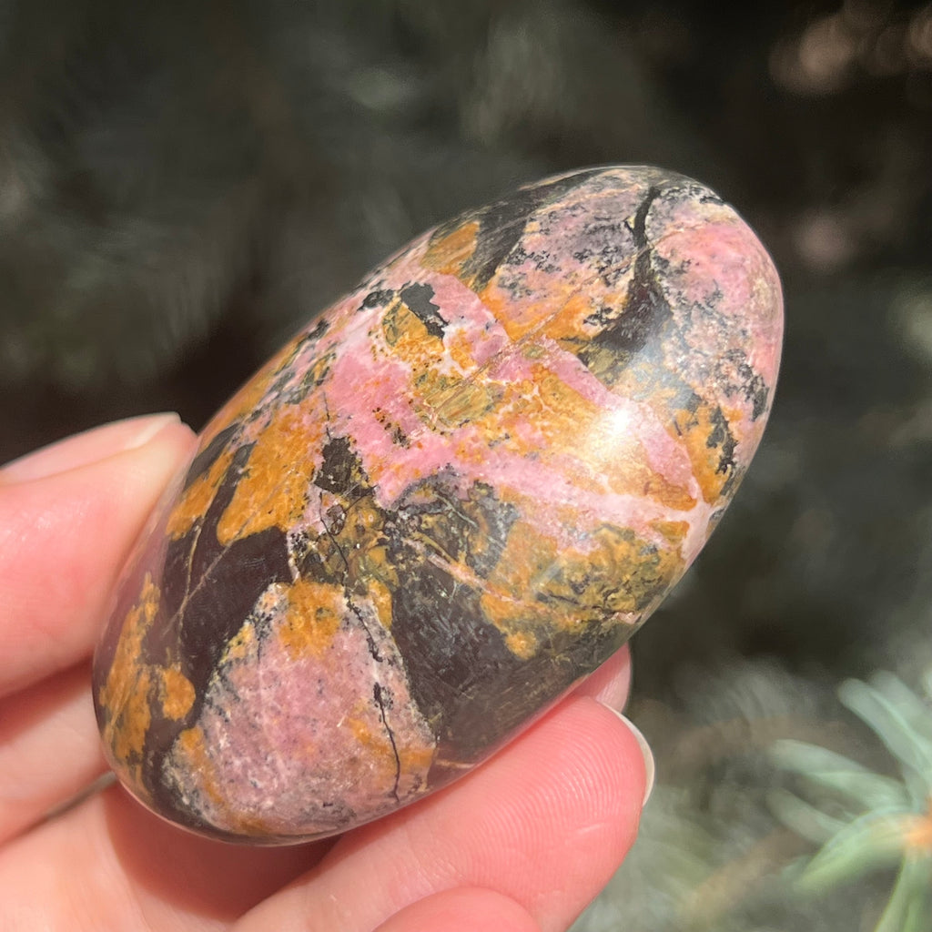 Palmstone rodonit Pakistan model 3, druzy.ro, pietre semipretioase 6