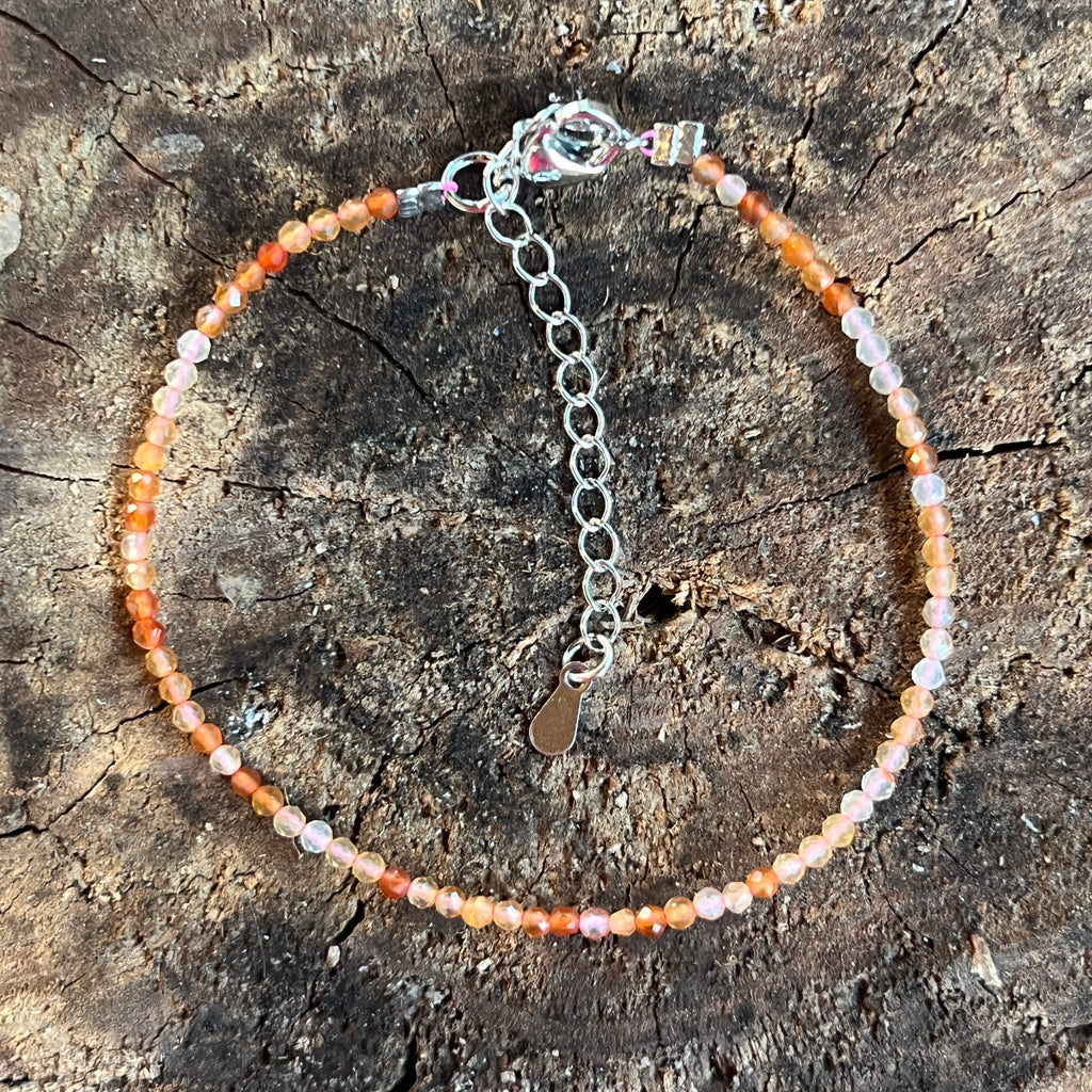 Bratara carneol 2 mm reglabila, pietre semipretioase - druzy.ro 6 