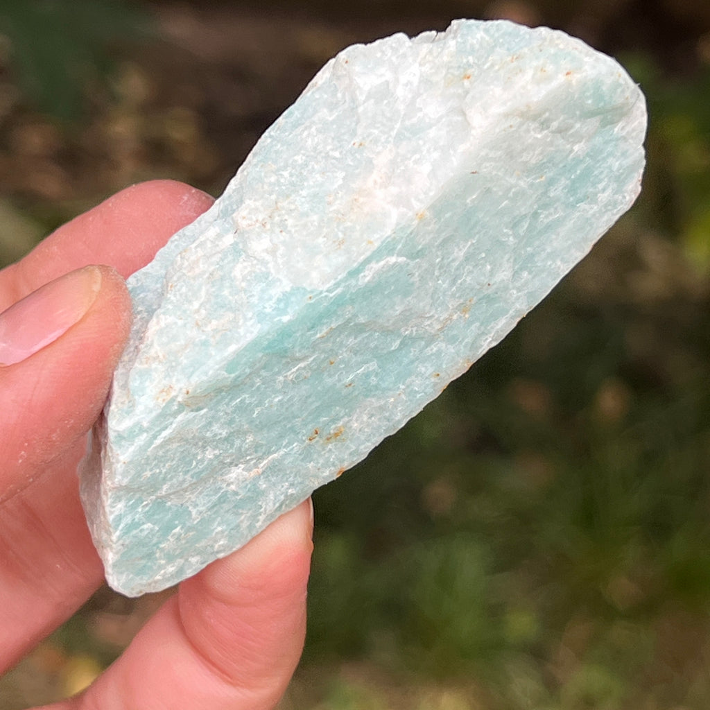 Amazonit piatra bruta din Brazilia model 9, pietre semipretioase - druzy.ro 3 
