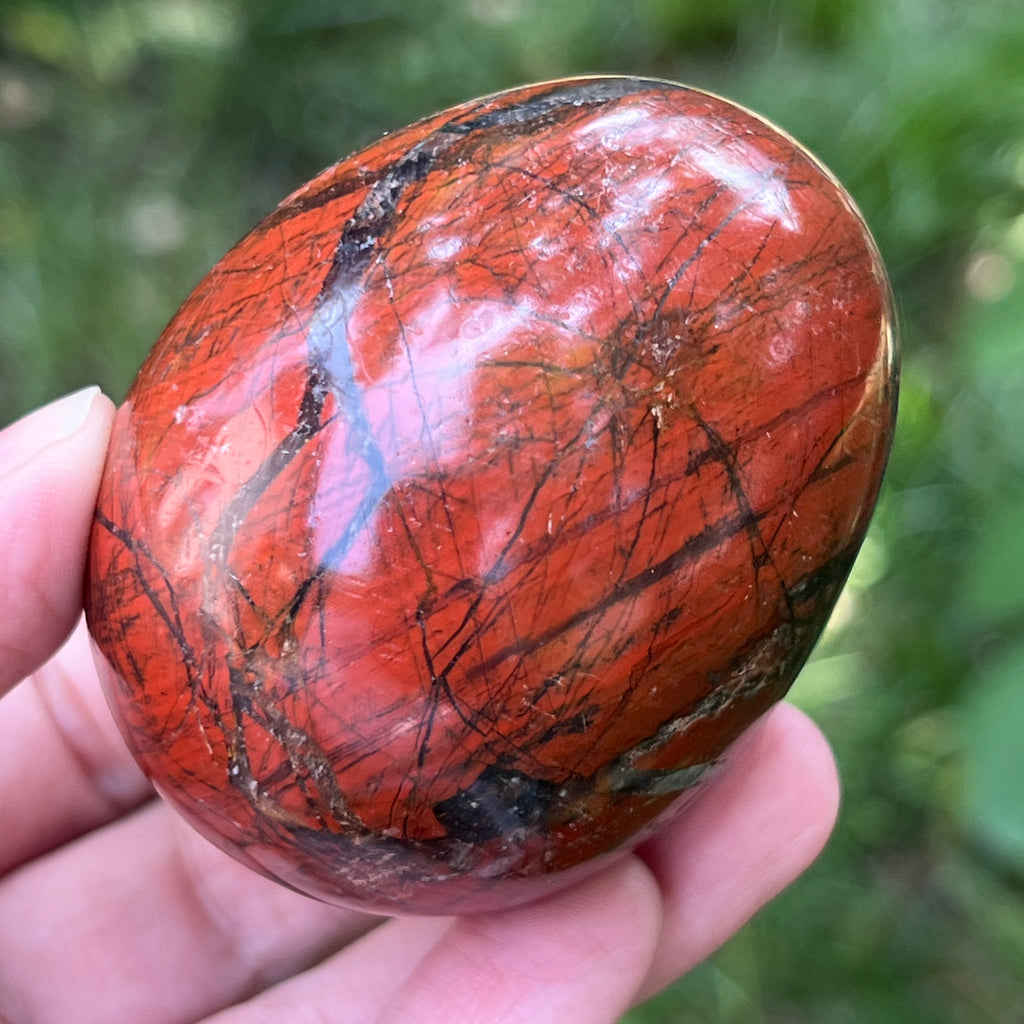 Ou jasp rosu din Zimbabwe model 9, pietre semipretioase - druzy.ro 2 