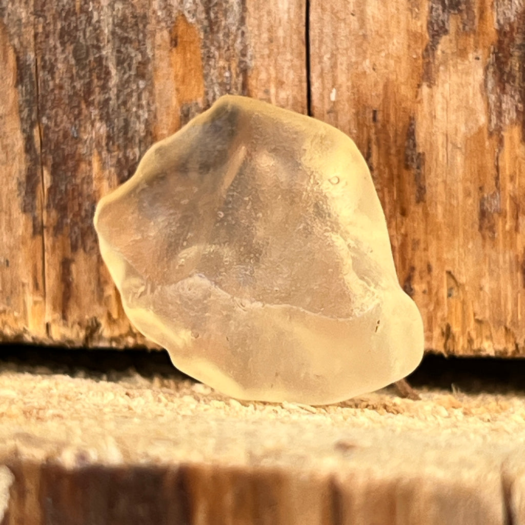 Tectita aurie sticla desertului Libia piatra bruta model 17, calitate AAA, pietre semipretioase - druzy.ro 2 