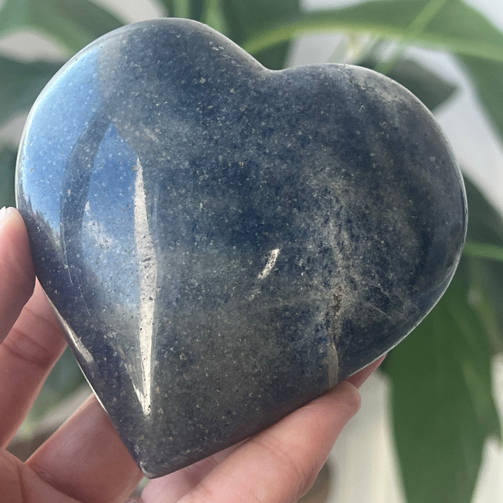 Inima lazulit din Madagascar | Model 8, pietre semipretioase - druzy.ro 3 