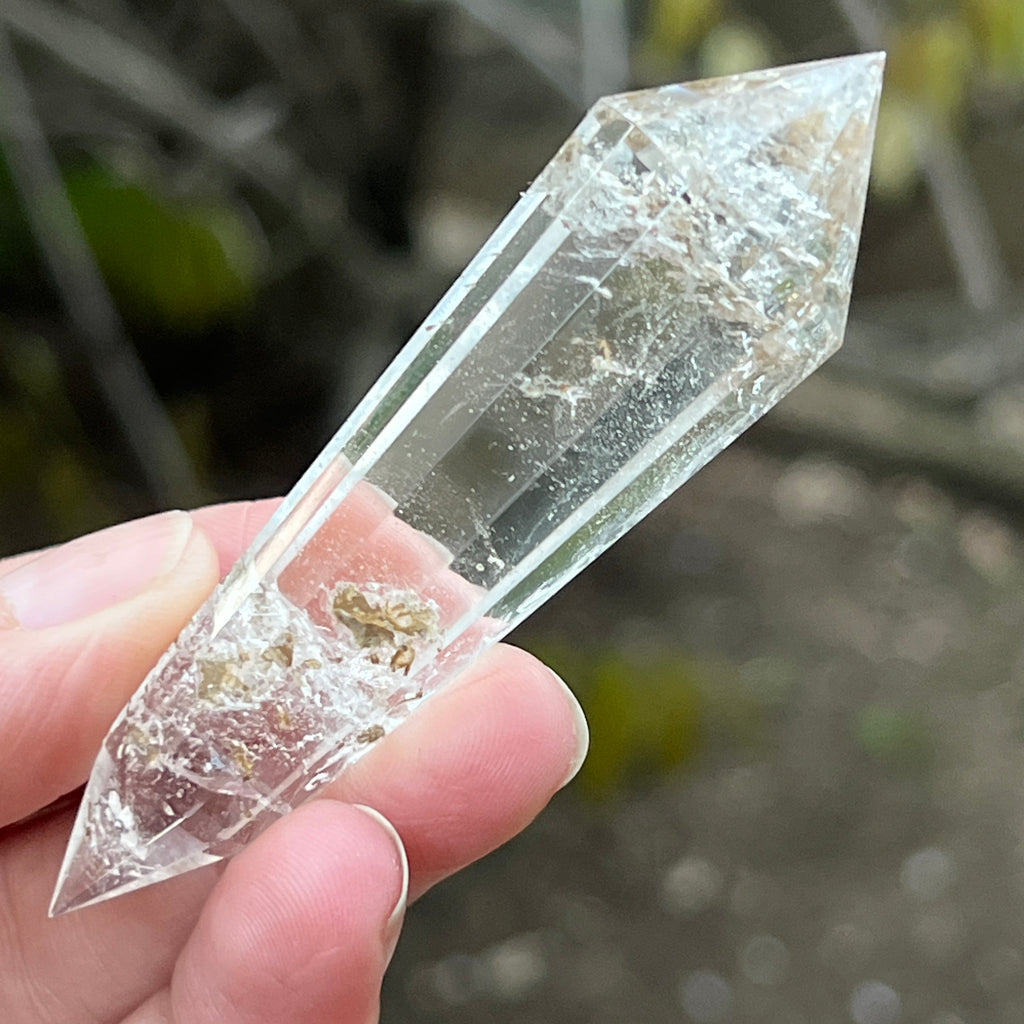 Bagheta cuart vogel, 12 fete, Brazilia model 15, pietre semipretioase - druzy.ro 3 