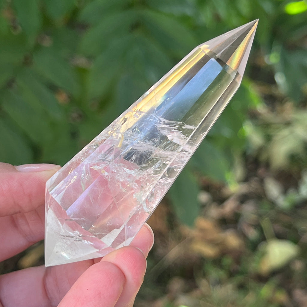 Bagheta cuart vogel, 12 fete, Brazilia model 9, pietre semipretioase - druzy.ro 3 
