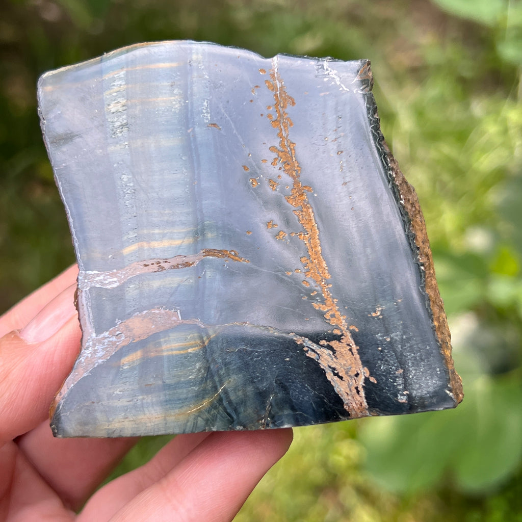 Piatra bruta ochi de tigru albastru (ochi de soim) model 3, pietre semipretioase - druzy.ro 3 