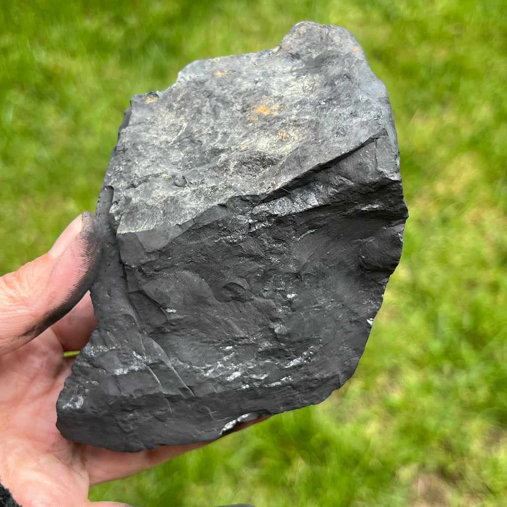 Shungit piatra bruta XXL model 7, pietre semipretioase - druzy.ro 2 