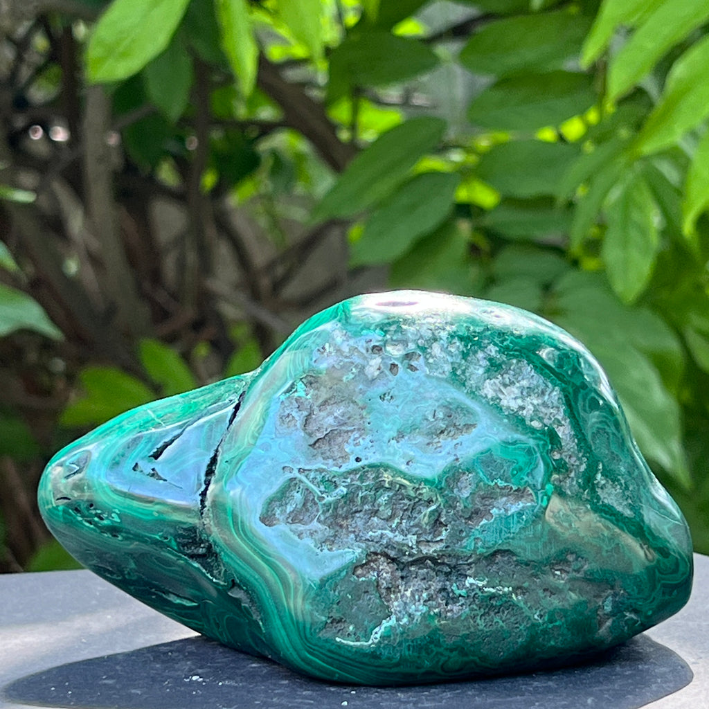 Malachit rulat m3, pietre semipretioase - druzy.ro 4 