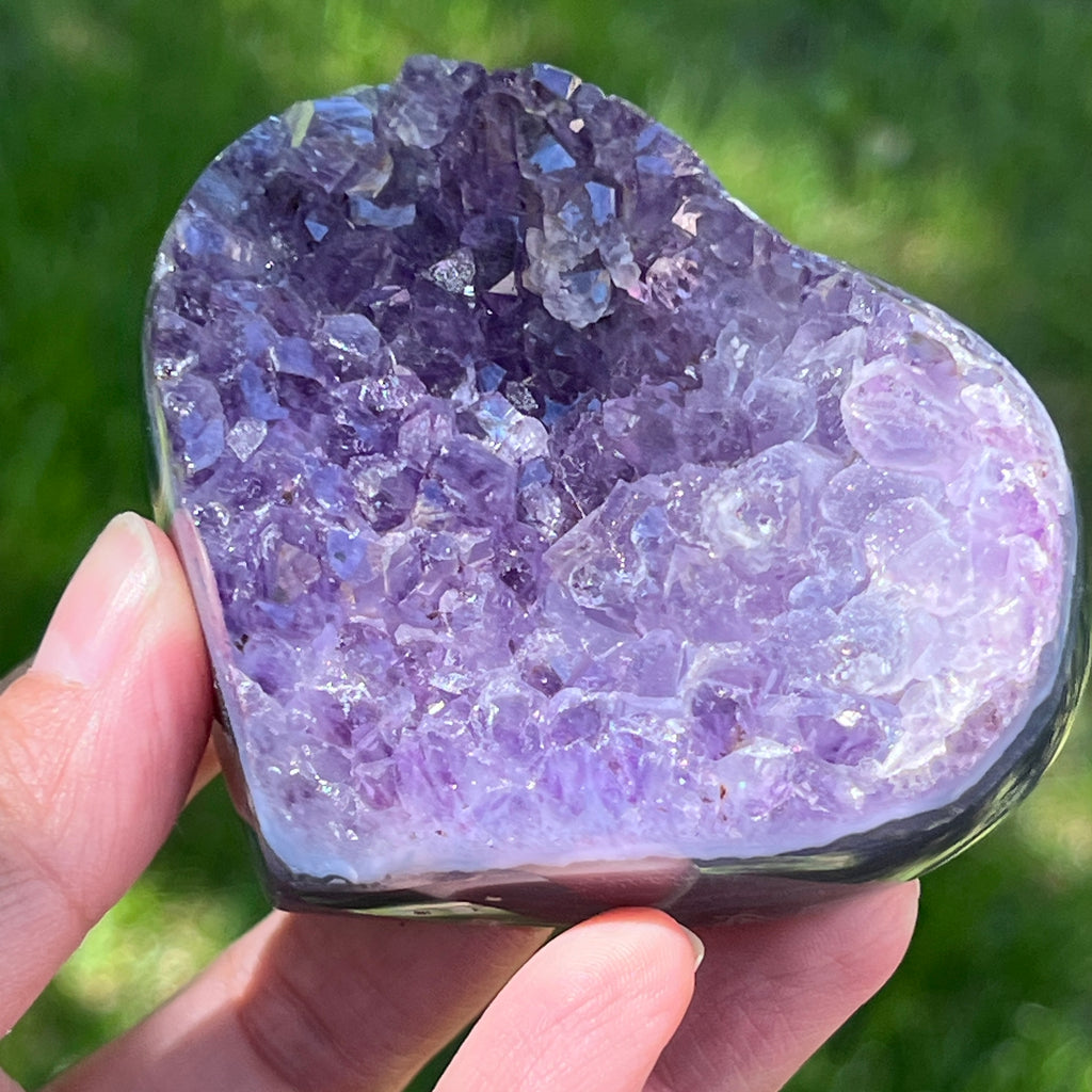Inima ametist model 7, pietre semipretioase - druzy.ro 1 