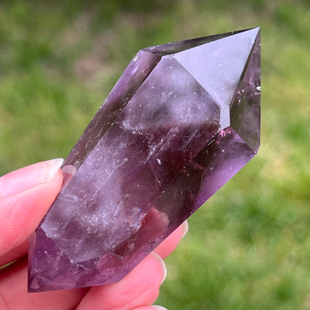 Dublu varf ametist AA din Brazilia model 6, pietre semipretioase - druzy.ro 6 