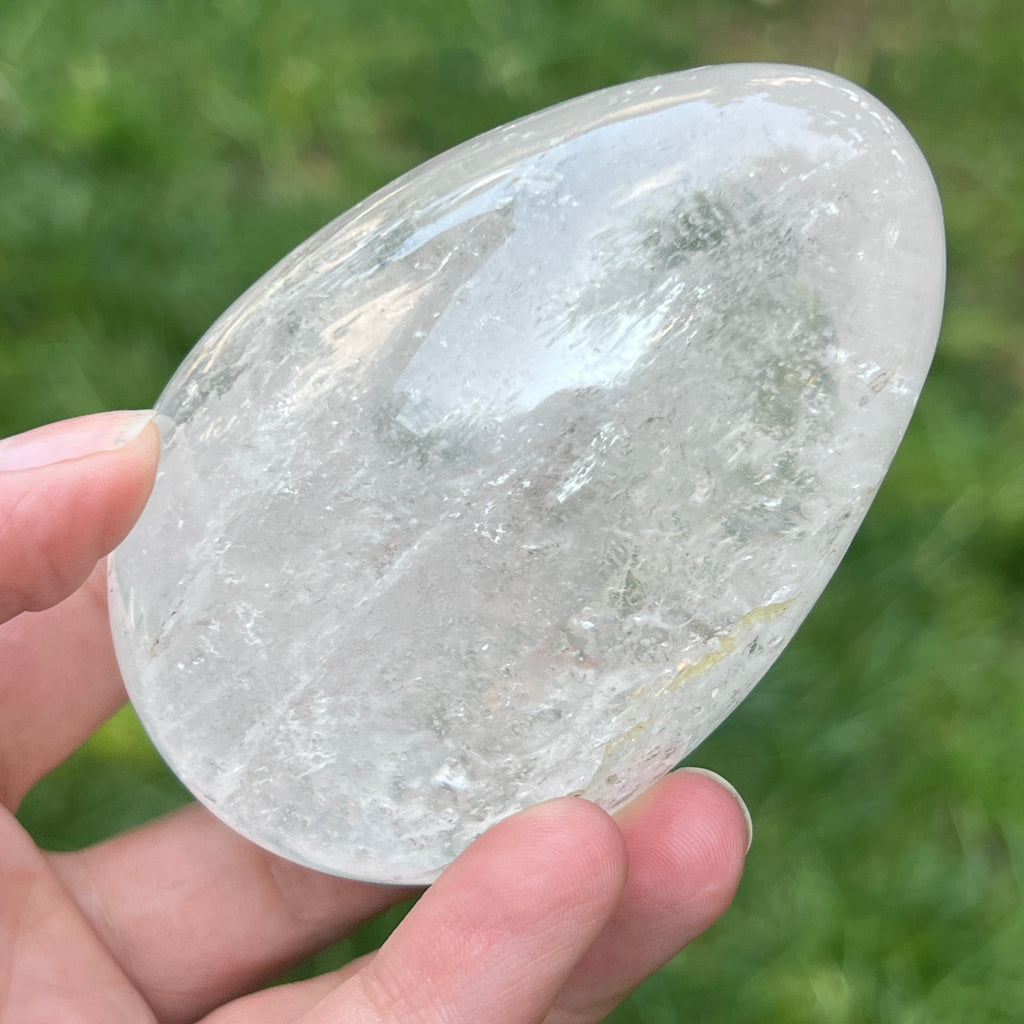 Ou din cuart de stanca/cristal incolor m2, pietre semipretioase - druzy.ro 3 