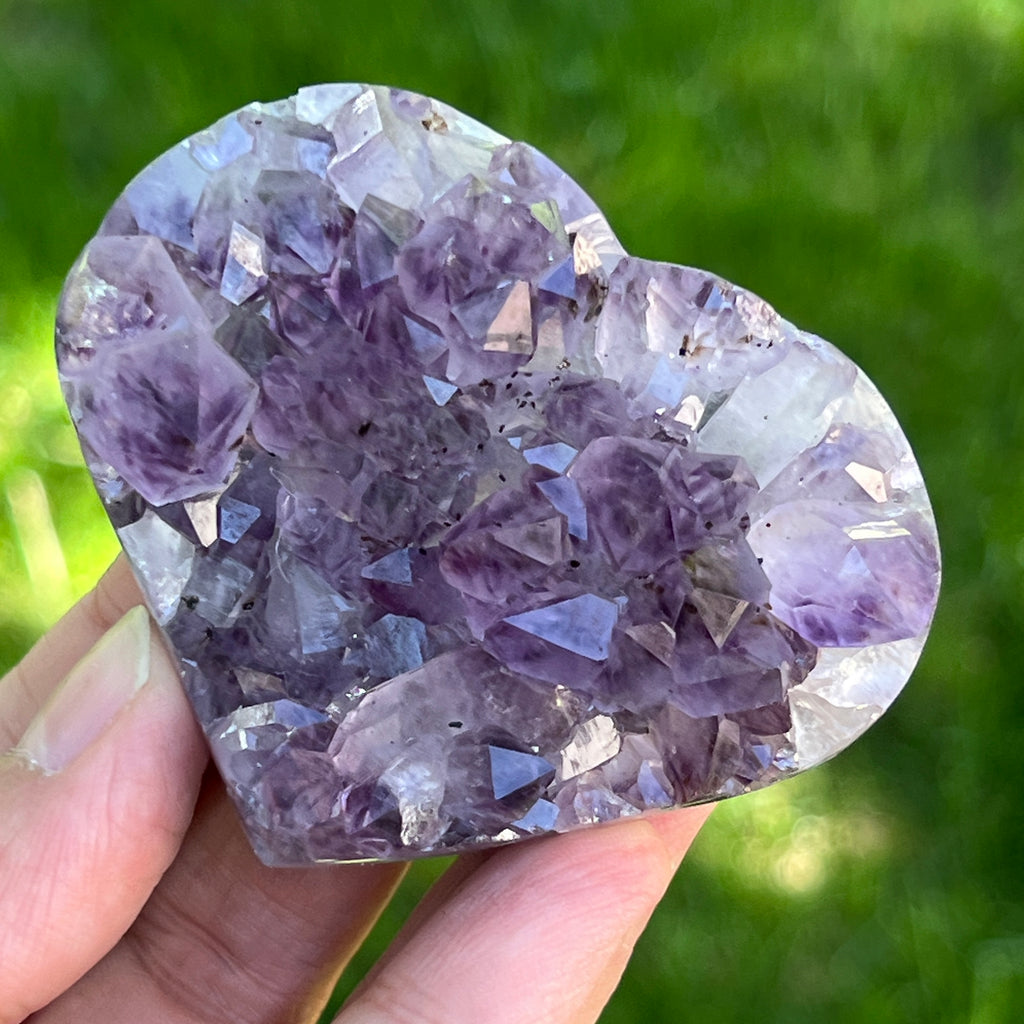 Inima ametist model 15, pietre semipretioase - druzy.ro 1 