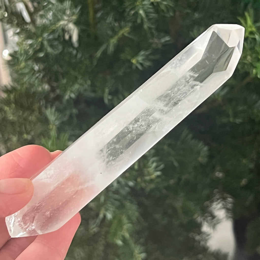 Dublu varf cuart incolor din Madagascar model 1, pietre semipretioase - druzy.ro 3 