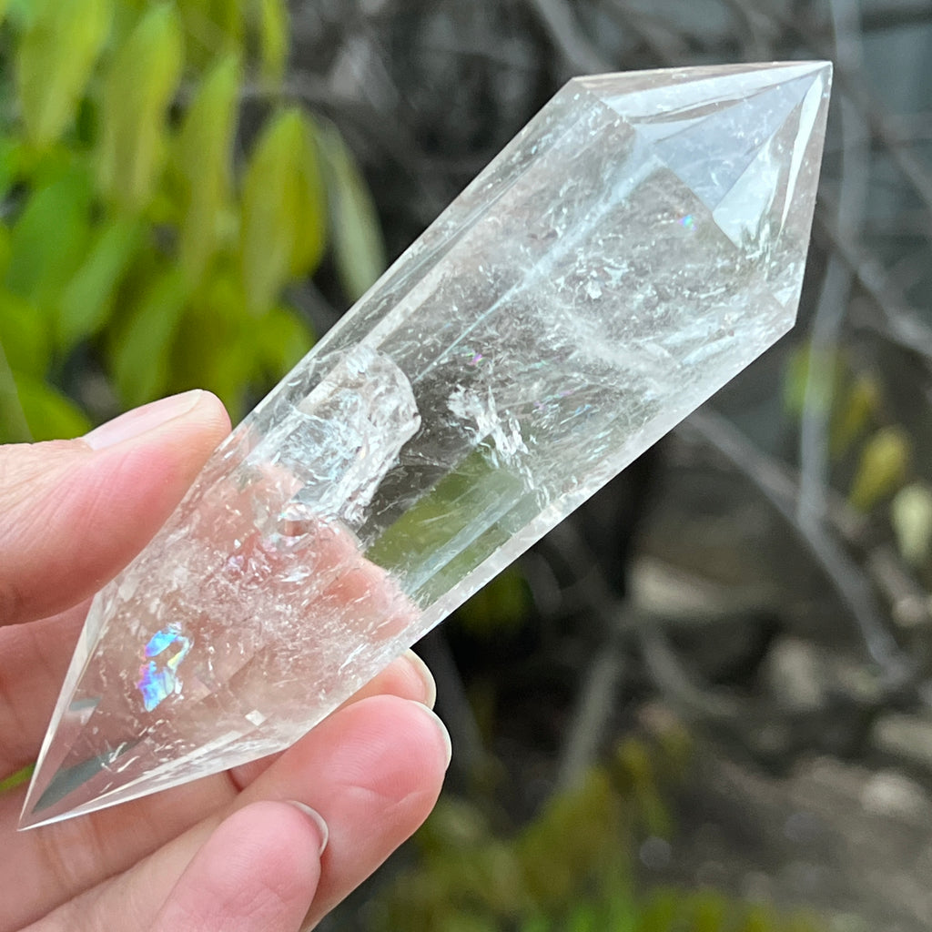 Bagheta cuart vogel, 12 fete, Brazilia model 3, pietre semipretioase - druzy.ro 3 