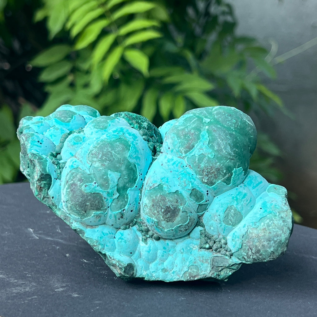 Cluster XL malachit cu crisocola botrioidala piatra bruta  | Model 1, pietre semipretioase - druzy.ro 1 