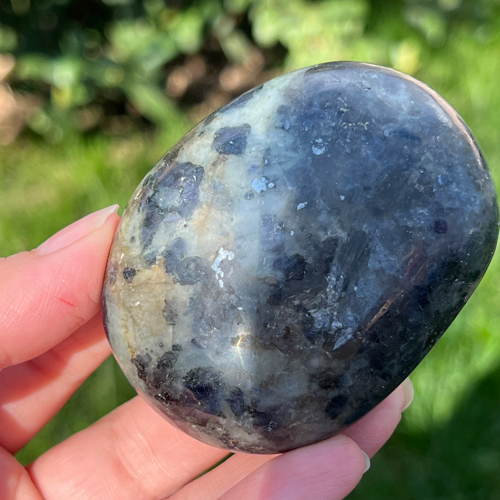Palmstone Iolit (safir de apa) din Madagascar model 8, pietre semipretioase - druzy.ro 7 