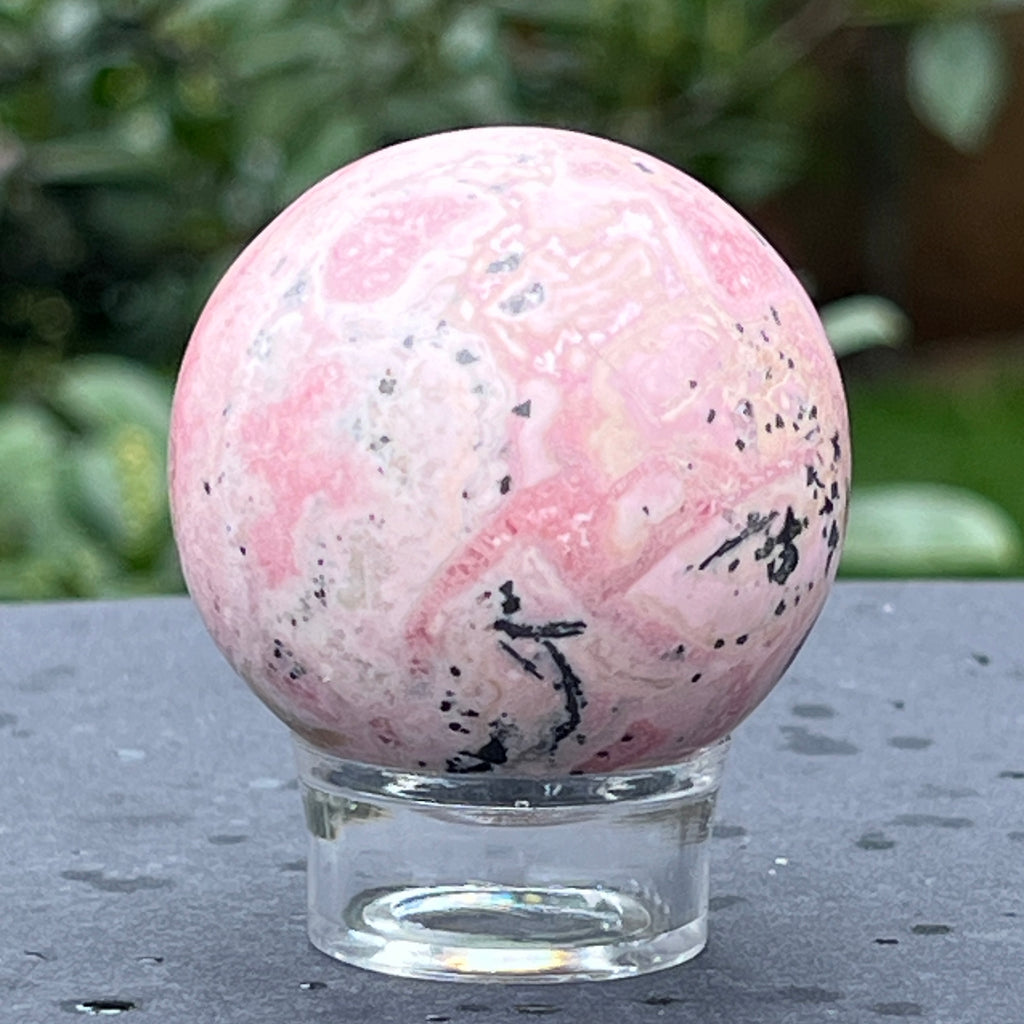 Sfera rodocrozit model 1, pietre semipretioase - druzy.ro 2 