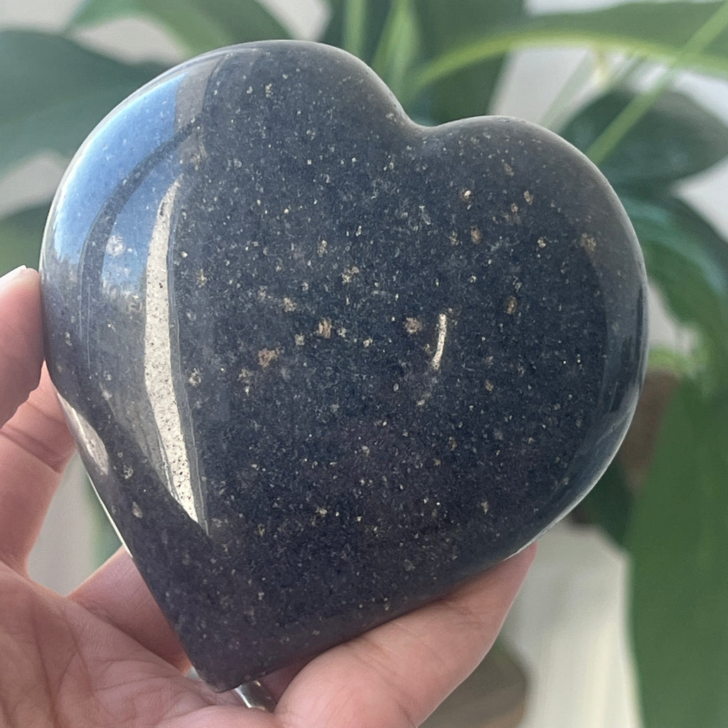 Inima lazulit din Madagascar | Model 7, pietre semipretioase - druzy.ro 2 
