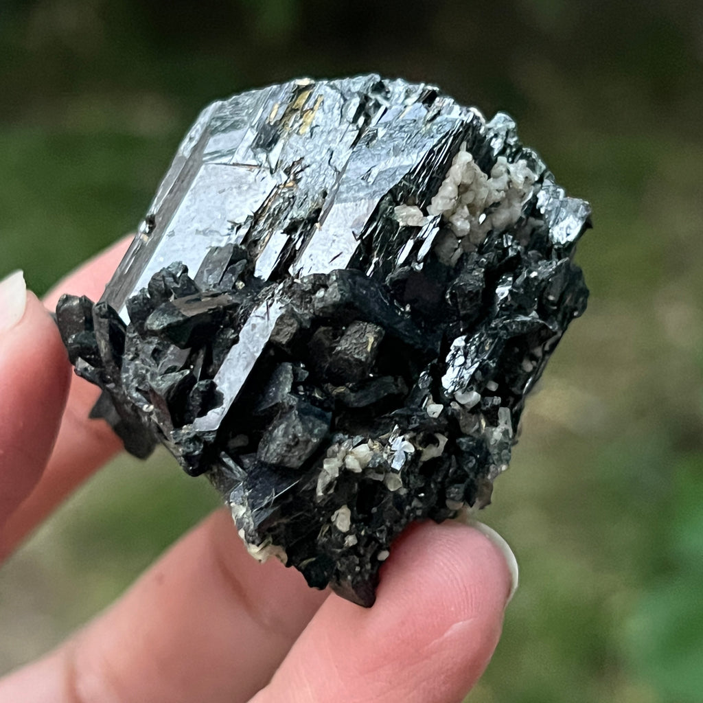 Cluster egirin mini cuart fumuriu/negru Zomba m14, pietre semipretioase - druzy.ro 1 