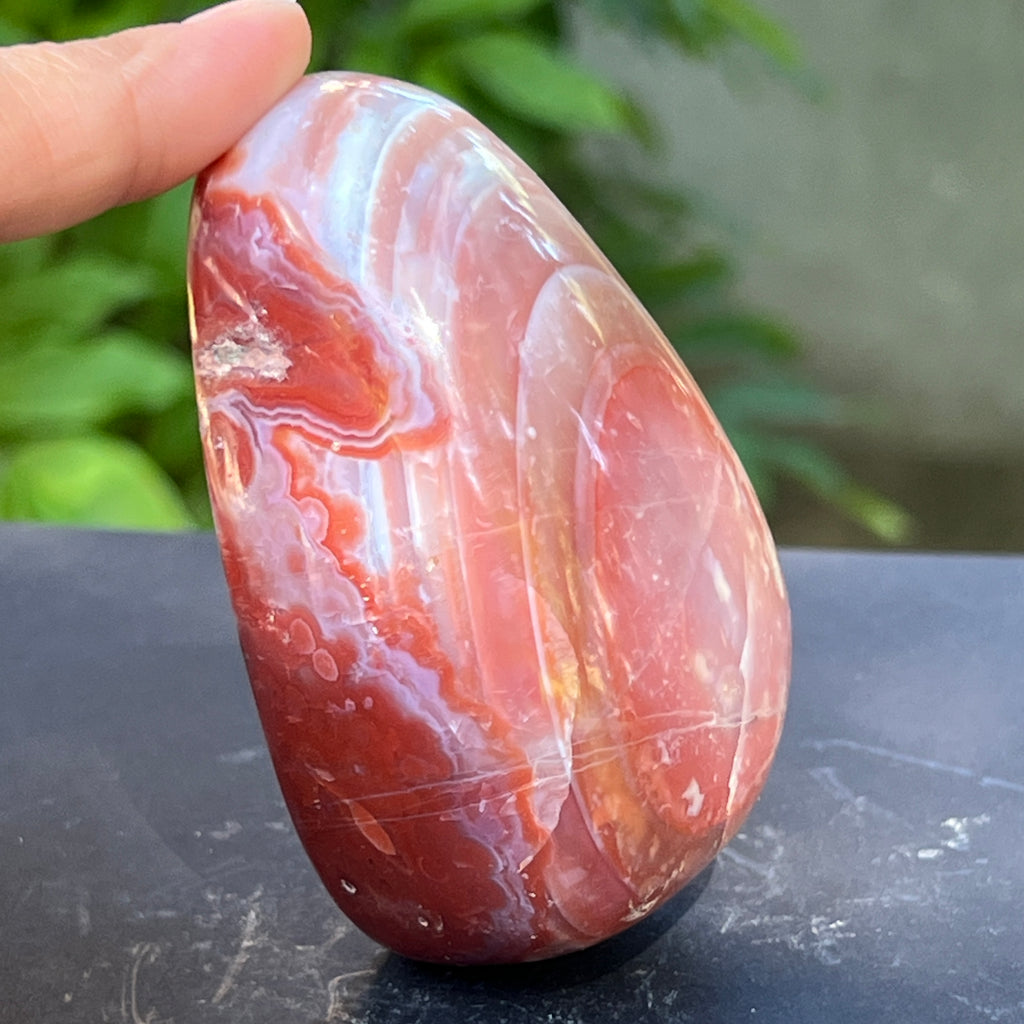 Sculptura agat de Botswana, agat river, unicat | Model 3, pietre semipretioase - druzy.ro 6 